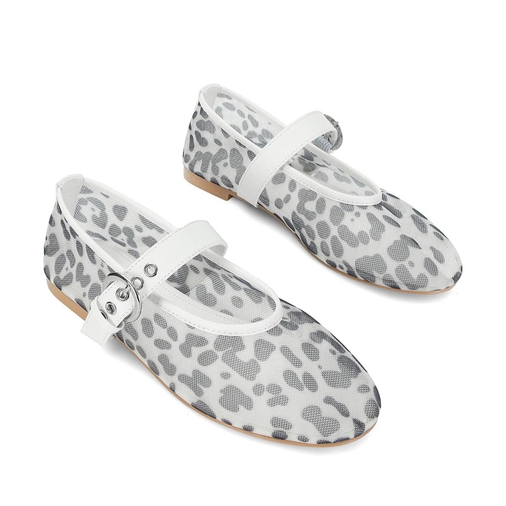 Women’s Leopard Print Mary Jane Shoes